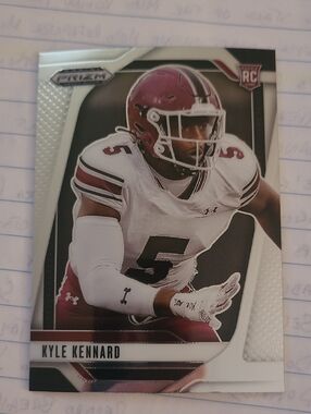 Panini Kyle Kennard Football Card - White & Maroon
